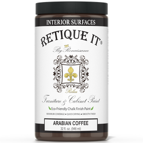 Retique It by Renaissance Arabian Coffee paint can on a white background