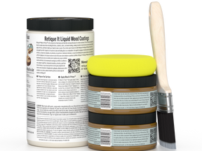Large White Oak Wood'n Finish Kit from Retique It® with smooth finish components for multi-purpose wood projects.