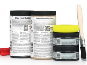 Wood'n Cabinet Kit (12 Door / Grained) - Classic Black