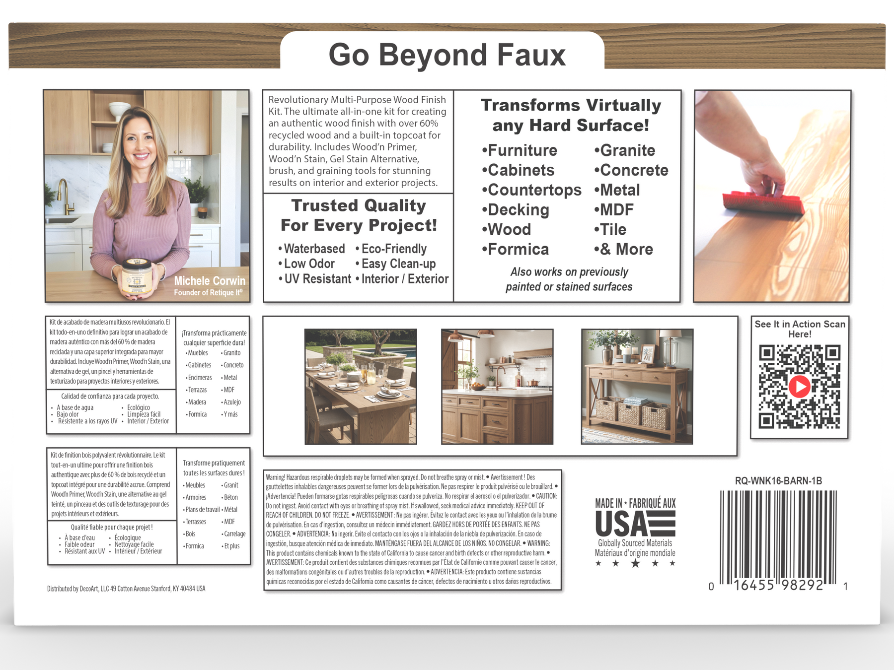 Multi-purpose Wood'n Kit (Med) - Barn Wood