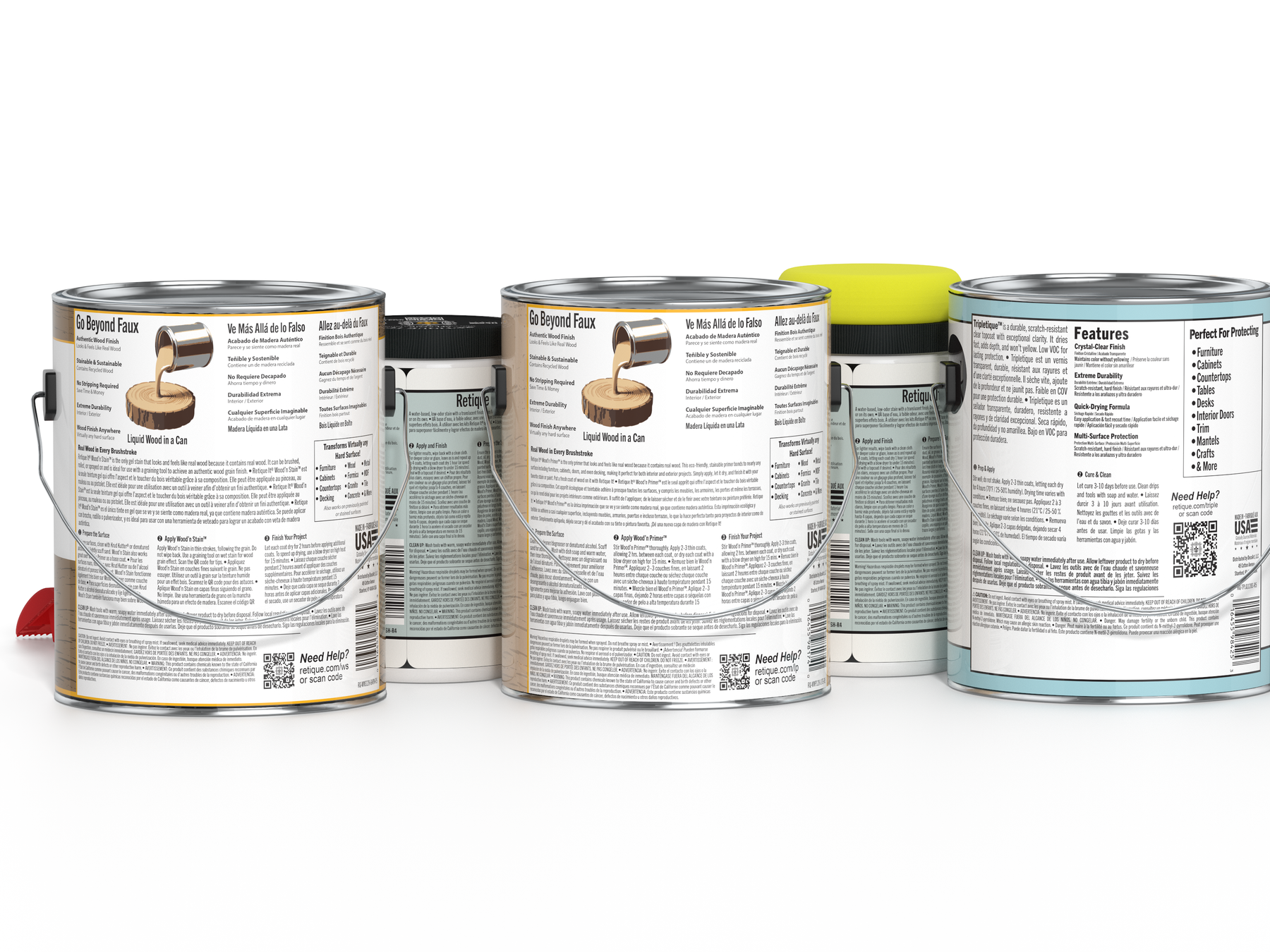 Multi-purpose Wood'n Kit (4x Lg) - French Oak - Interior Top Coat