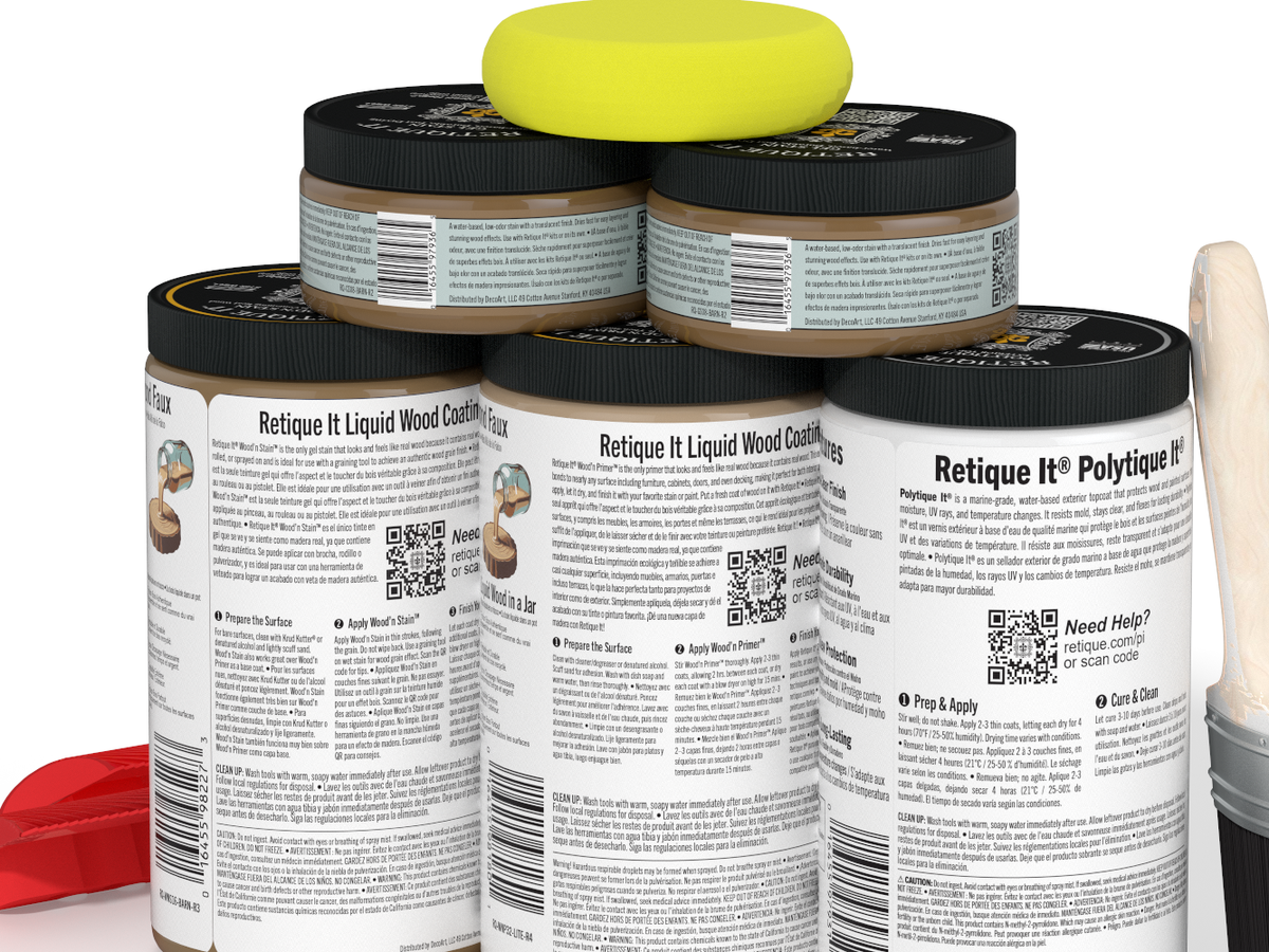 Multi-purpose Wood'n Kit (Large) - Barn Wood - Exterior Top Coat