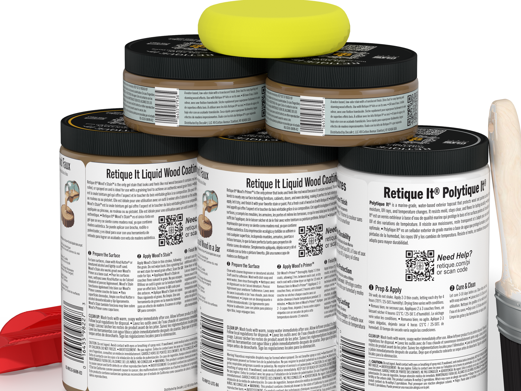 Multi-purpose Wood'n Kit (Large) - Barn Wood - Exterior Top Coat