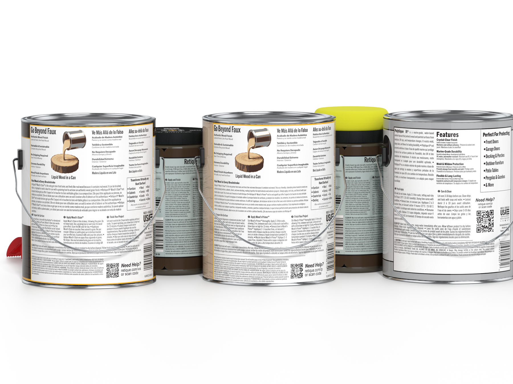 Multi-purpose Wood'n Kit (4x Lg) - Charcoal - Exterior Top Coat