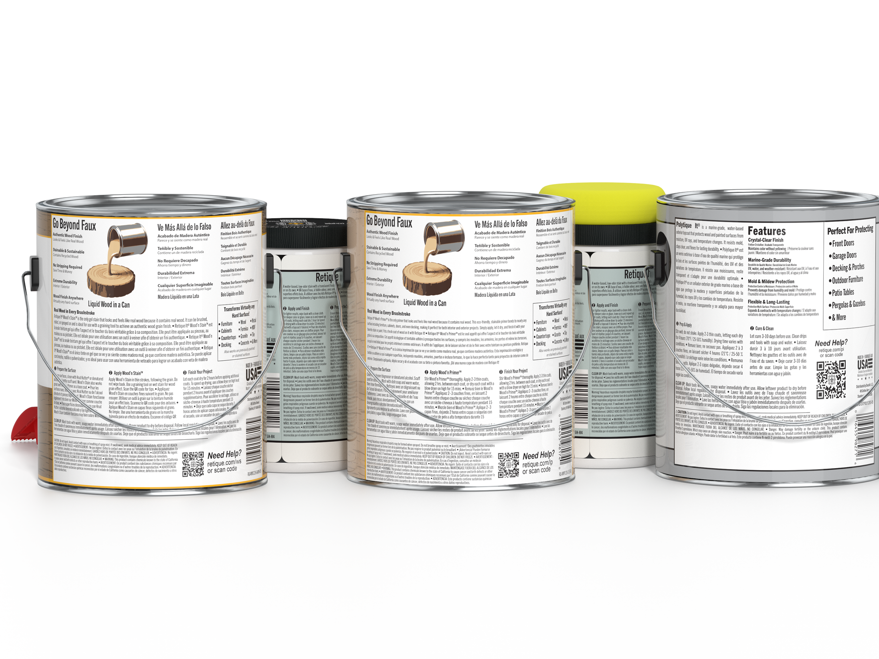 Multi-purpose Wood'n Kit (4x Lg) - French Oak - Exterior Top Coat