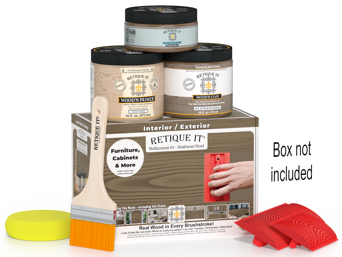 Multi-purpose Wood'n Kit (Med) - Weathered Wood