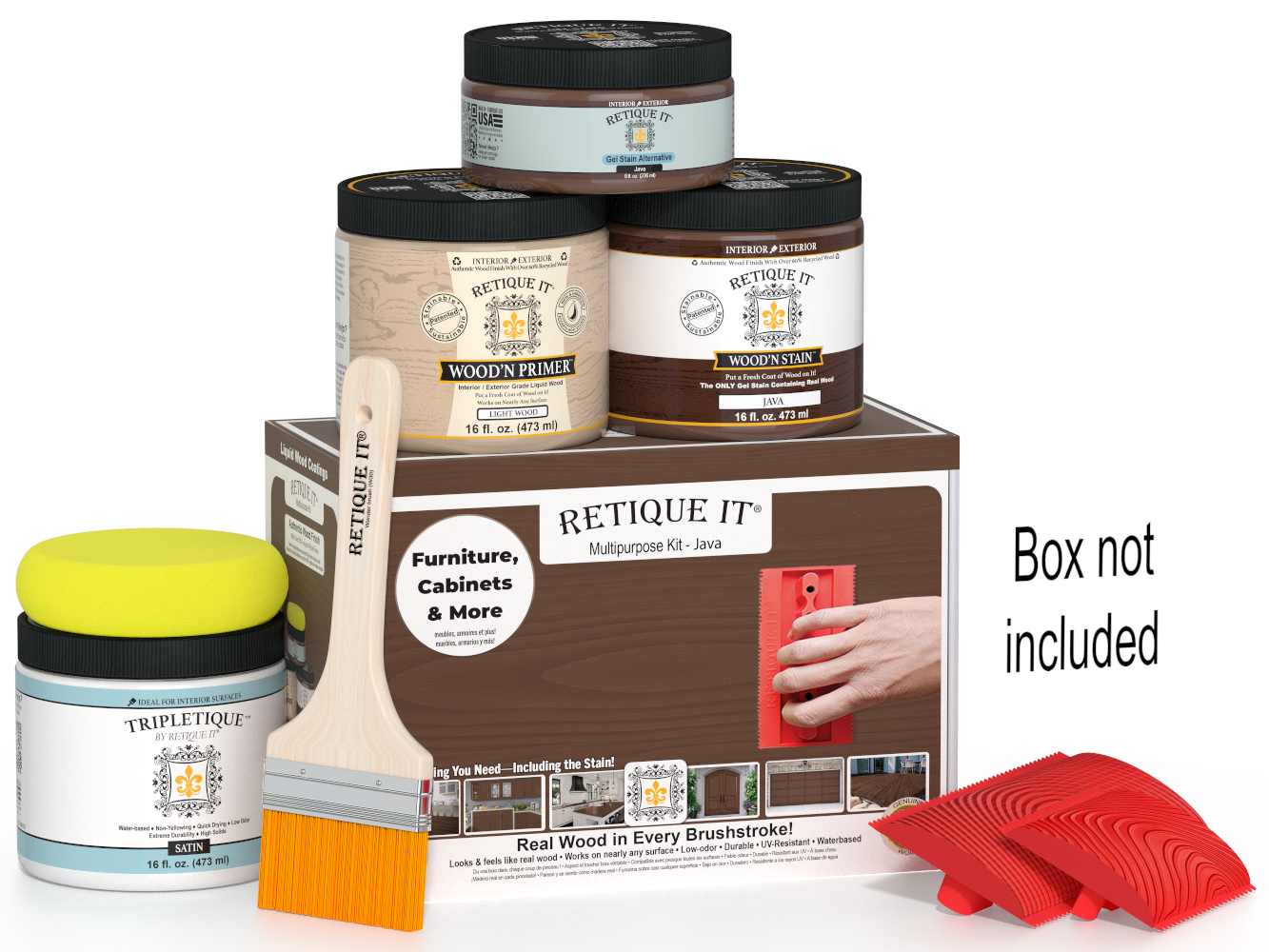 Multi-purpose Wood'n Kit (Med) - Java - Interior Top Coat