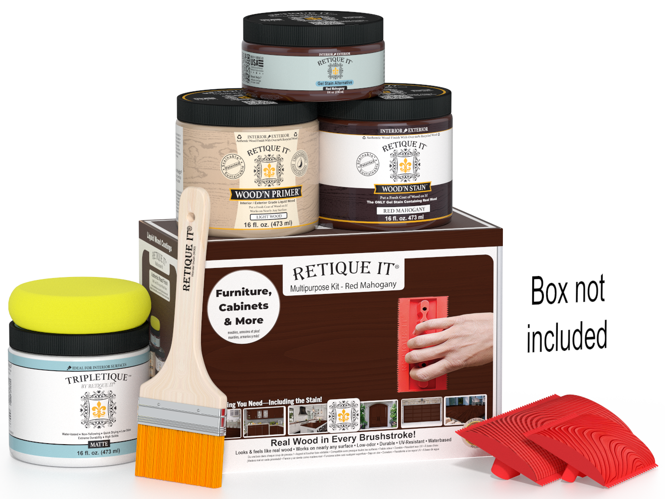 Multi-purpose Wood'n Kit (Med) - Red Mahogany - Interior Top Coat