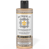 Bottle of Retique It Wood 'N Stain with Pickled Oak finish on a white background