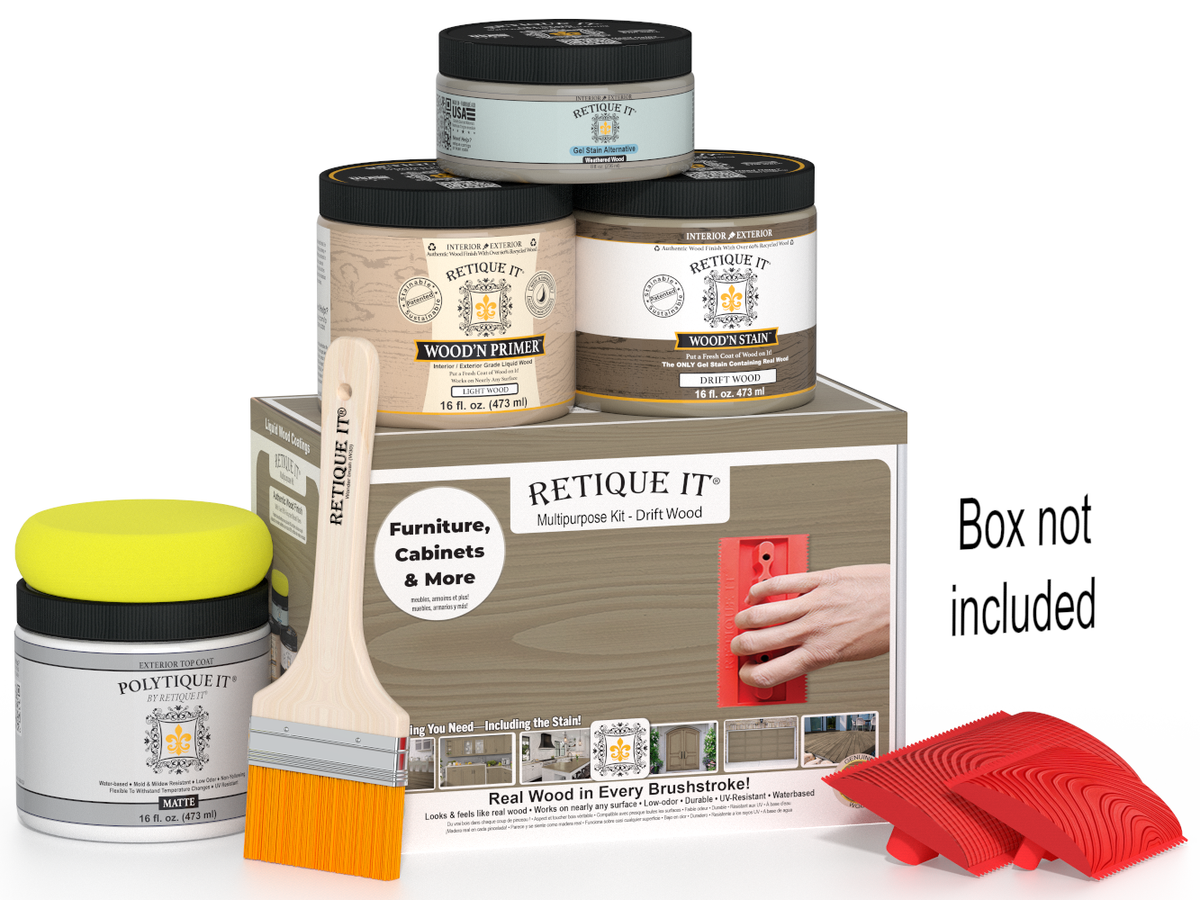 Multi-purpose Wood'n Kit (Med) - Drift Wood - Exterior Top Coat