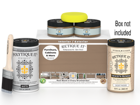 Retique It paint and primer set with packaging on a white background