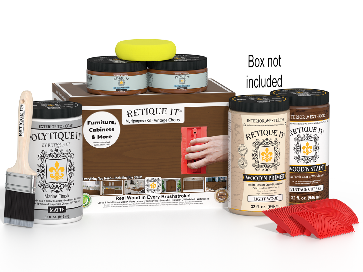 Multi-purpose Wood'n Kit (Large) - Vintage Cherry - Exterior Top Coat