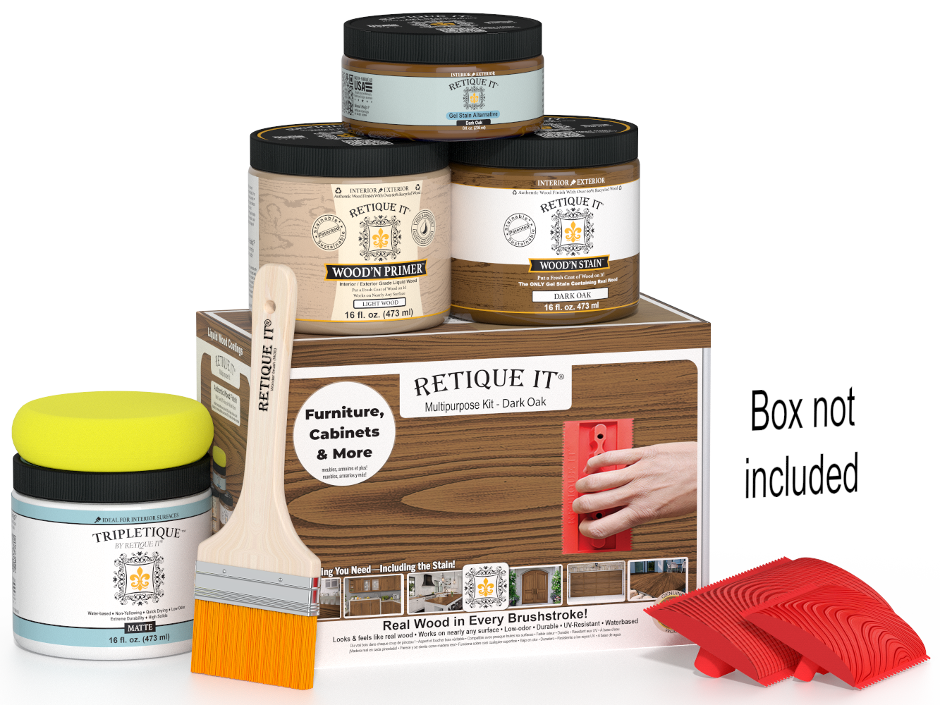 Multi-purpose Wood'n Kit (Med) - Dark Oak - Interior Top Coat