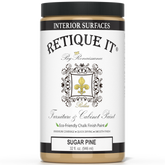 Retique It by Renaissance Furniture & Cabinet Paint in Sugar Pine, 32 oz jar, eco-friendly chalk finish paint for interior surfaces