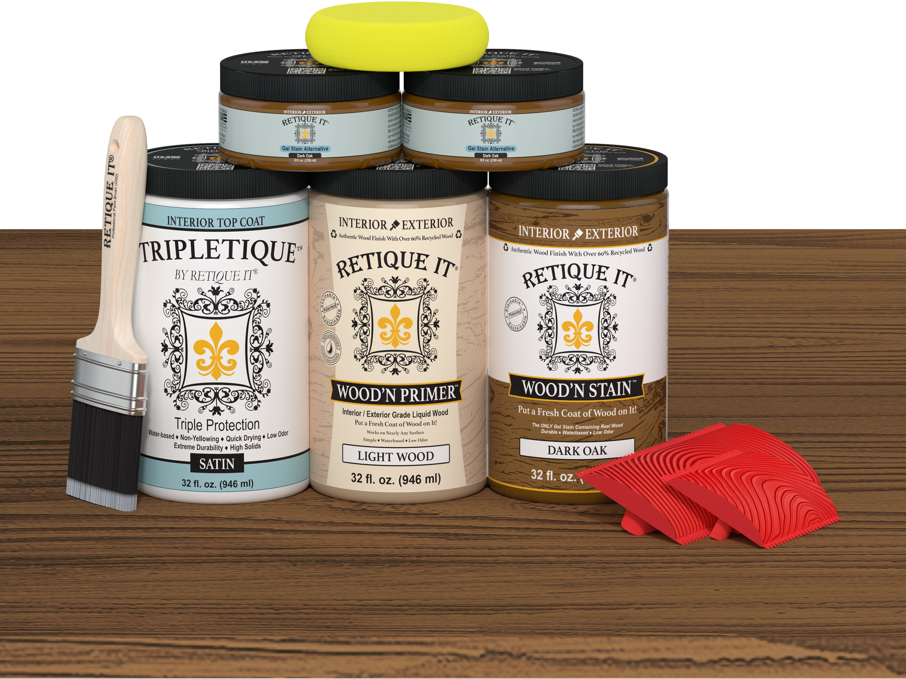 Multi-purpose Wood'n Kit (Large) - Dark Oak - Interior Top Coat