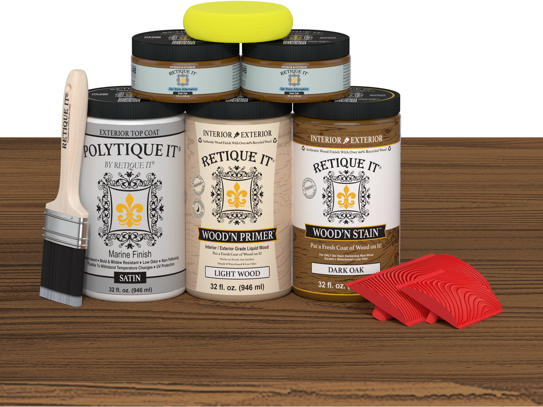 Multi-purpose Wood'n Kit (Large) - Dark Oak - Exterior Top Coat