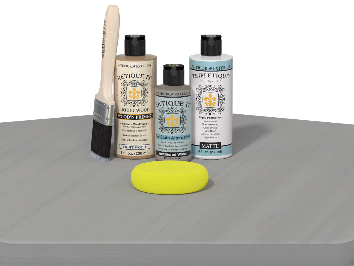 Multi-purpose Smooth Finish Kit - Weathered Wood - Interior Top Coat