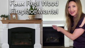Fireplace Mantel Wood'n Finish Kit - Dark Oak