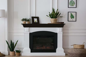 Fireplace Mantel Wood'n Finish Kit - Classic Black