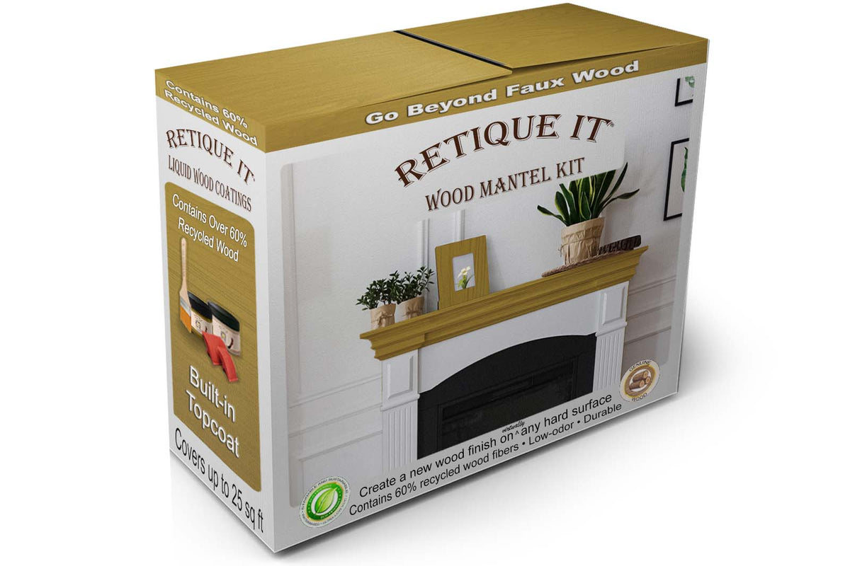 Fireplace Mantel Wood'n Finish Kit - Old Oak