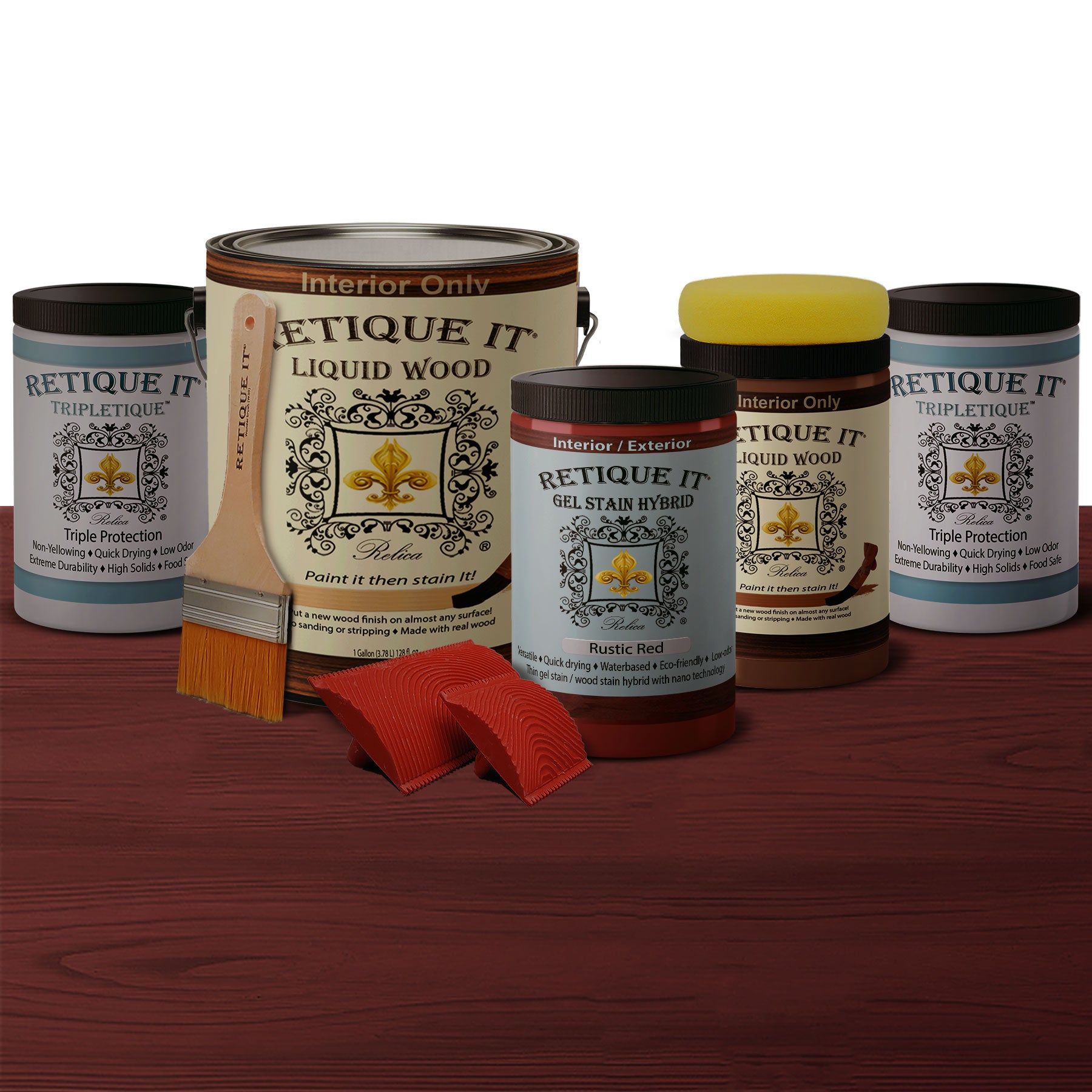 Rustic Finish Kit - Rustic Red