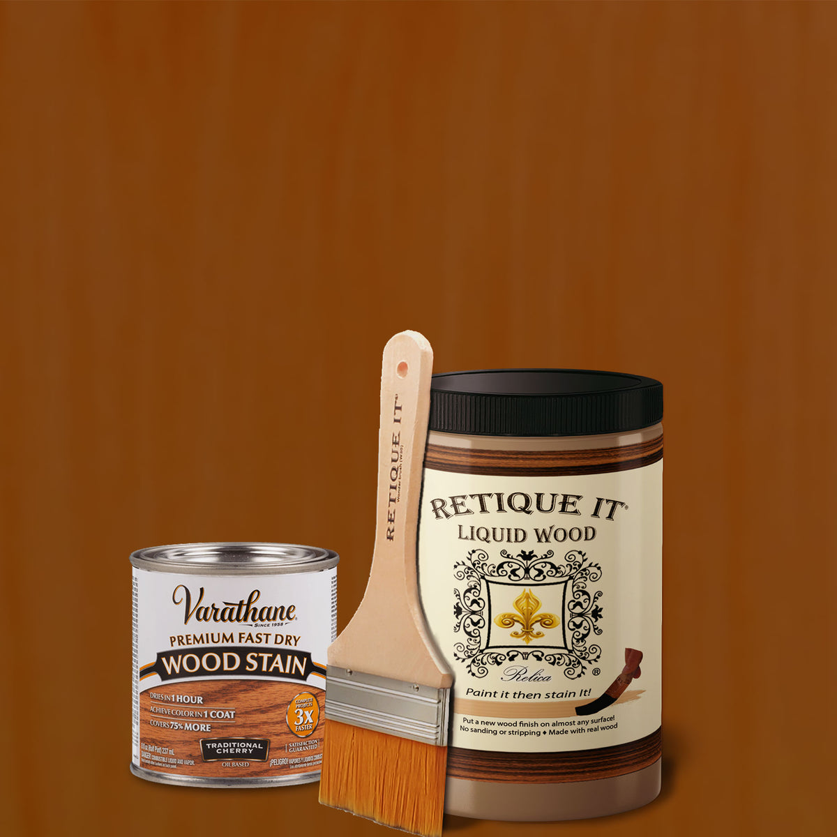 Liquid Wood Kit - Traditional Cherry Oil-based Stain