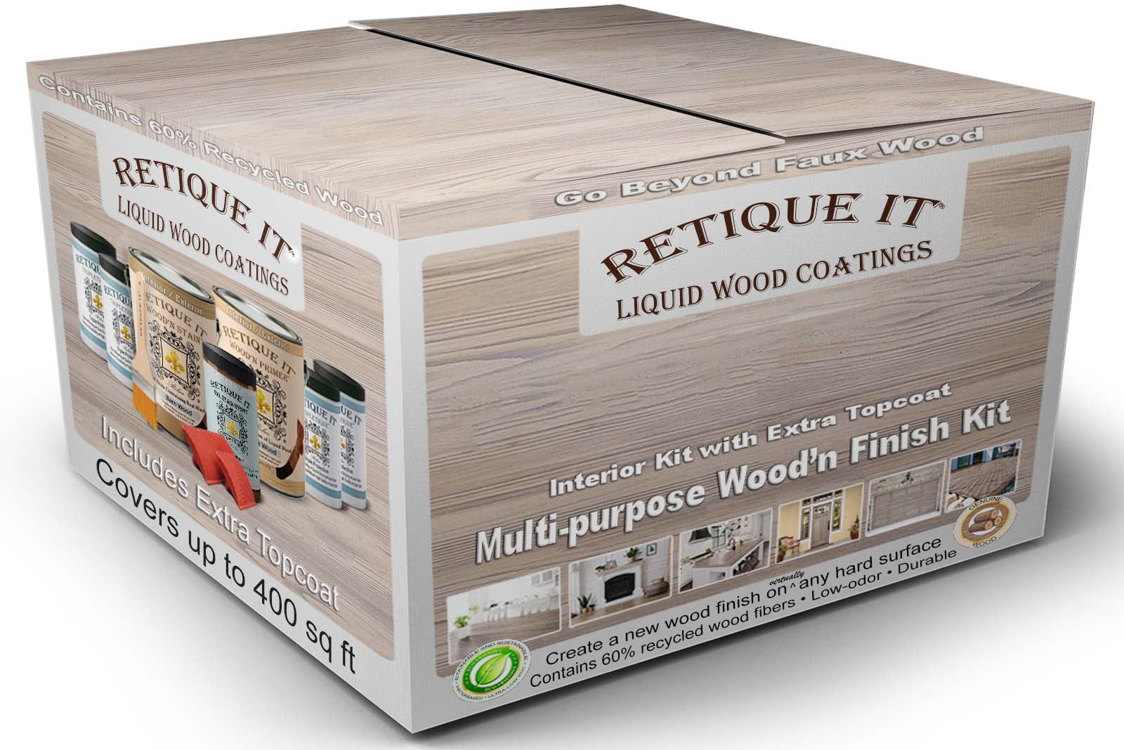 Multi-purpose Wood'n Kit (4x Lg) - French Oak - Interior Top Coat